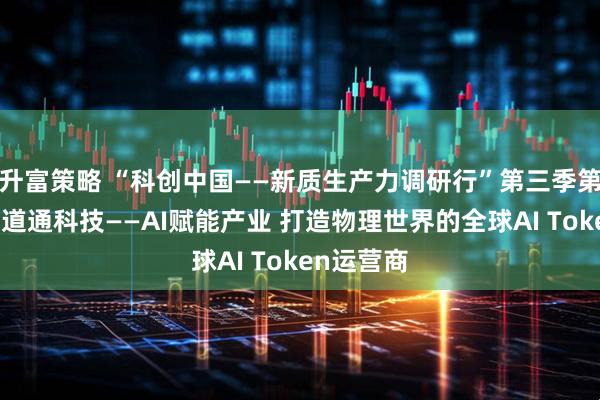 升富策略 “科创中国——新质生产力调研行”第三季第三站走进道通科技——AI赋能产业 打造物理世界的全球AI Token运营商